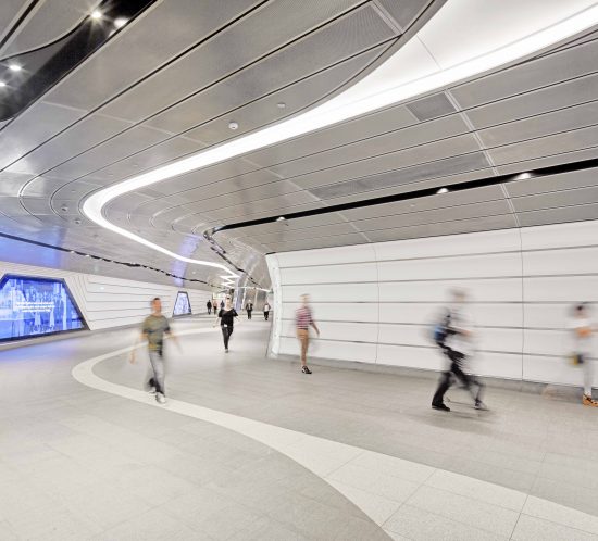 A series of architectural images showcasing the grandeur of Wynyard Station, captured by a commercial photographer in Sydney.