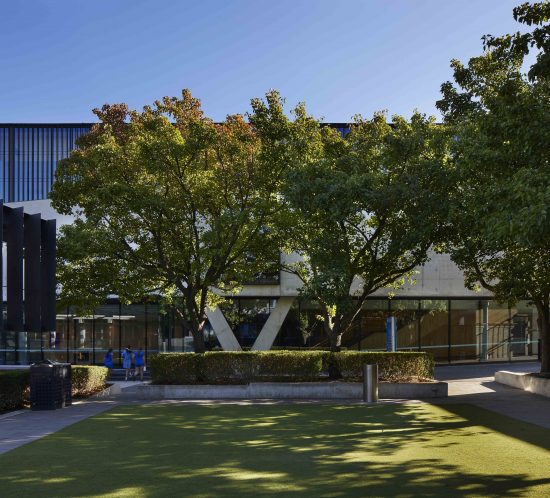 An image showcasing the exterior of a school captured through exterior photography in Melbourne.