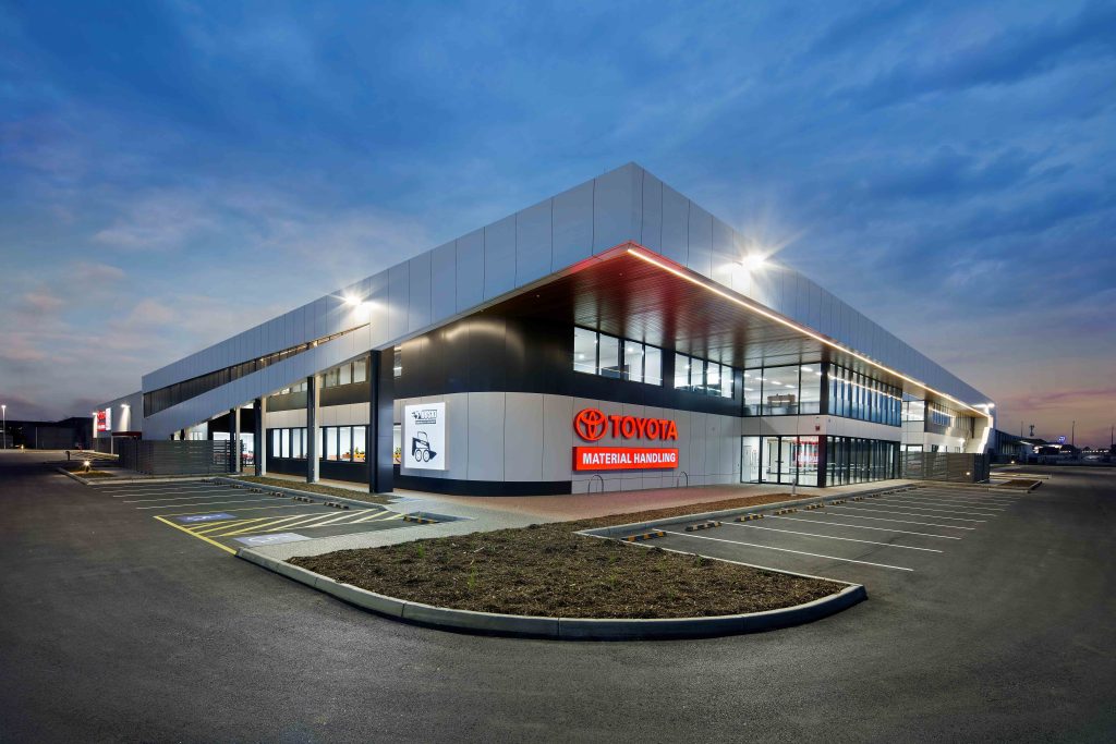 real estate photography in melbourne - Toyota's Material Handling Centre Australia